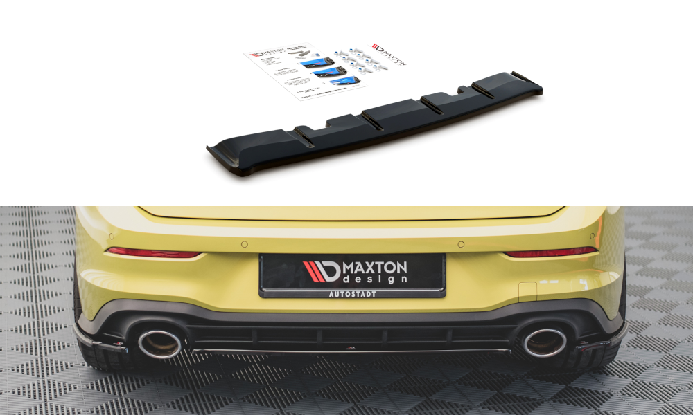 Image of Central Rear Splitter Volkswagen Golf 8 GTi Clubsport-GB