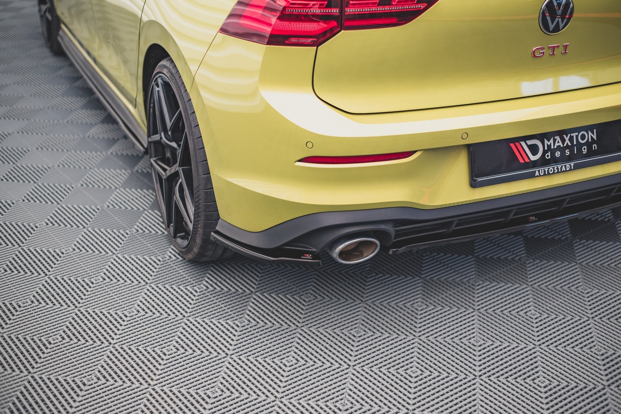 Image of Rear Side Splitters V.2 Volkswagen Golf 8 GTi Clubsport-GB