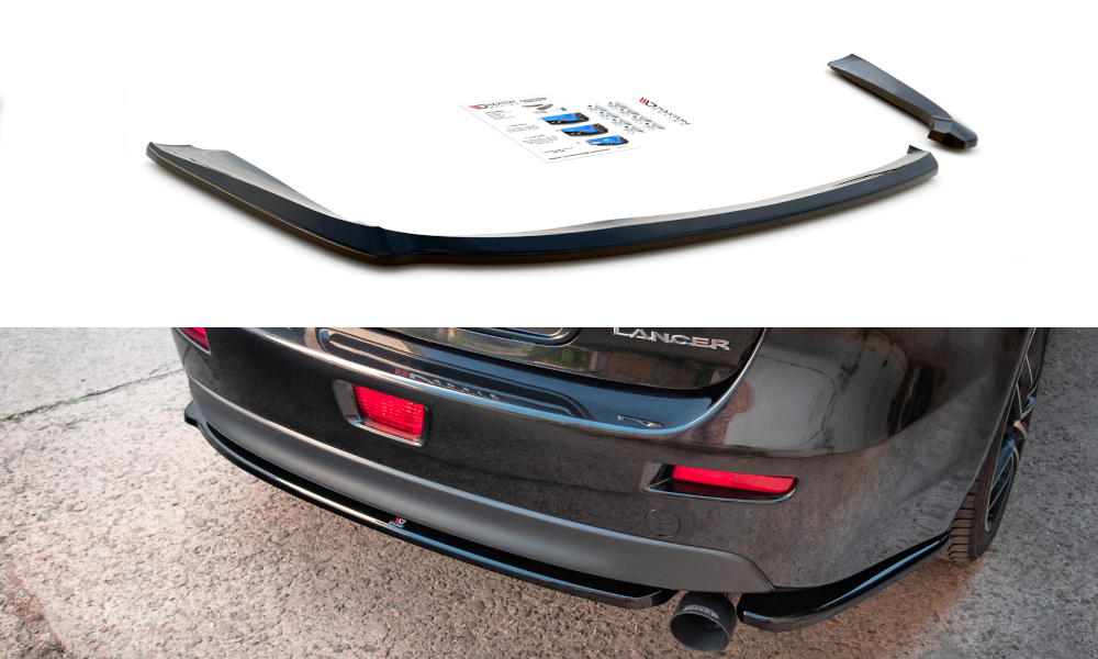 Image of Rear Side Splitters Mistubishi Lancer Sportback MK8-GB