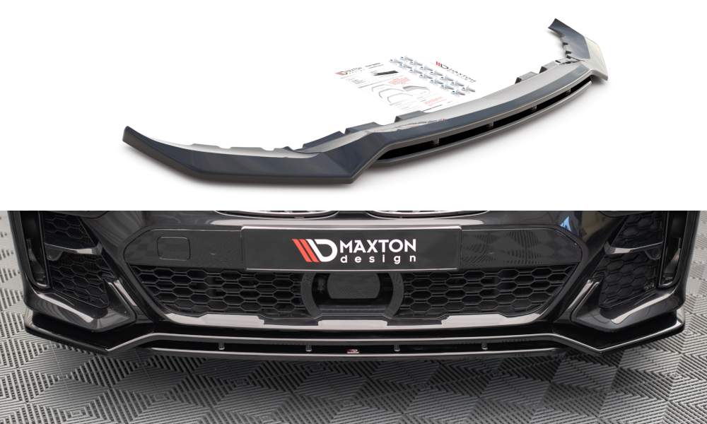 Image of Front Splitter V.1 BMW X7 M G07 - Gloss Black