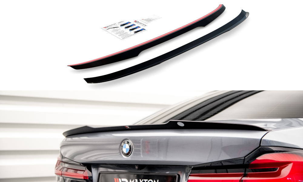 Image of Spoiler Cap BMW 5 G30 Facelift M-Pack - Gloss Black