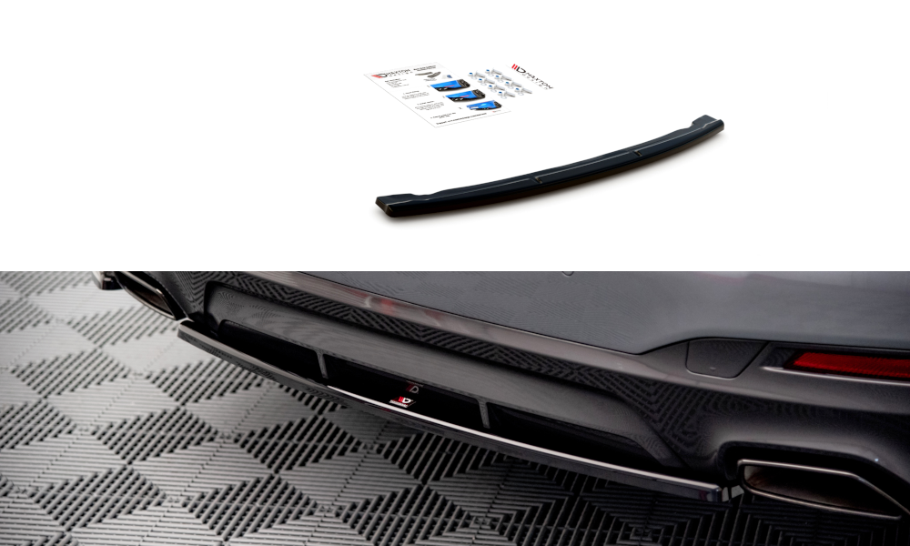 Image of Central Rear Splitter BMW 5 G30 Facelift M-Pack-CL