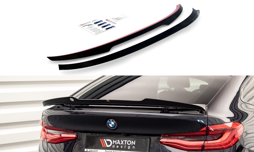 Image of Spoiler Cap For BMW 6 GT G32 M-Pack - Textured