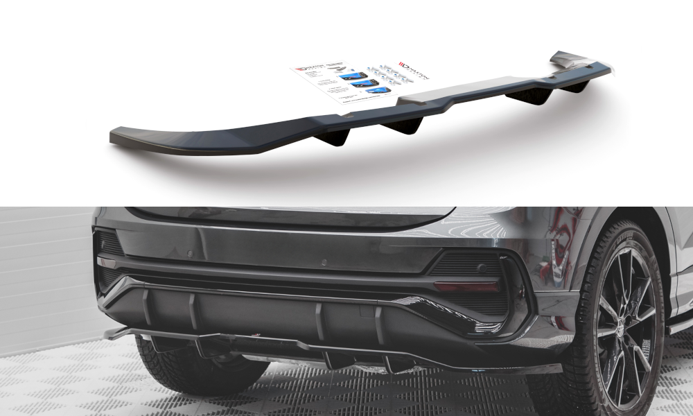 Image of Central Rear Splitter Audi Q3 Sportback S-Line-GB