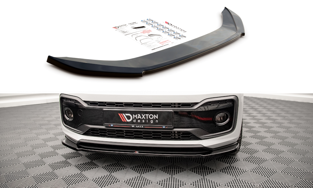 Image of Front Splitter Volkswagen Up GTi - Gloss Black
