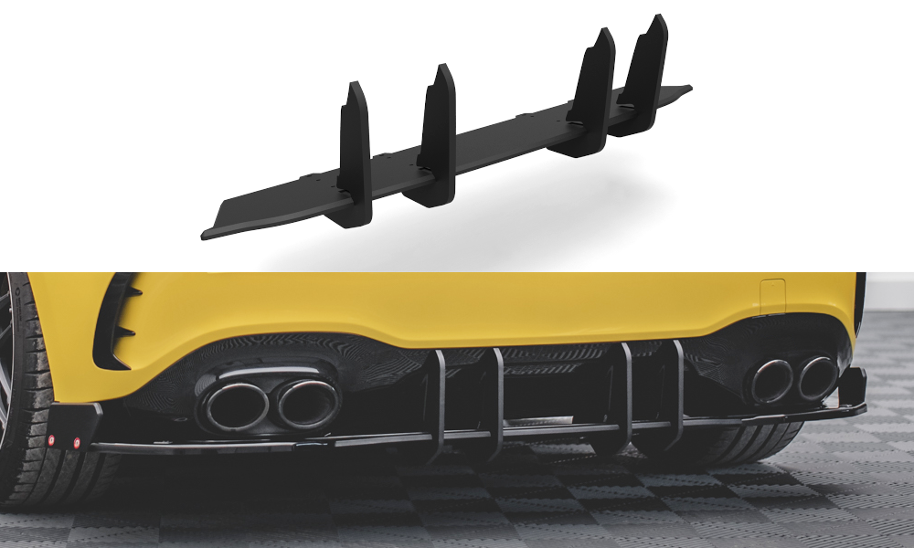Image of Street Pro Rear Diffuser Mercedes-AMG A45 S - Black