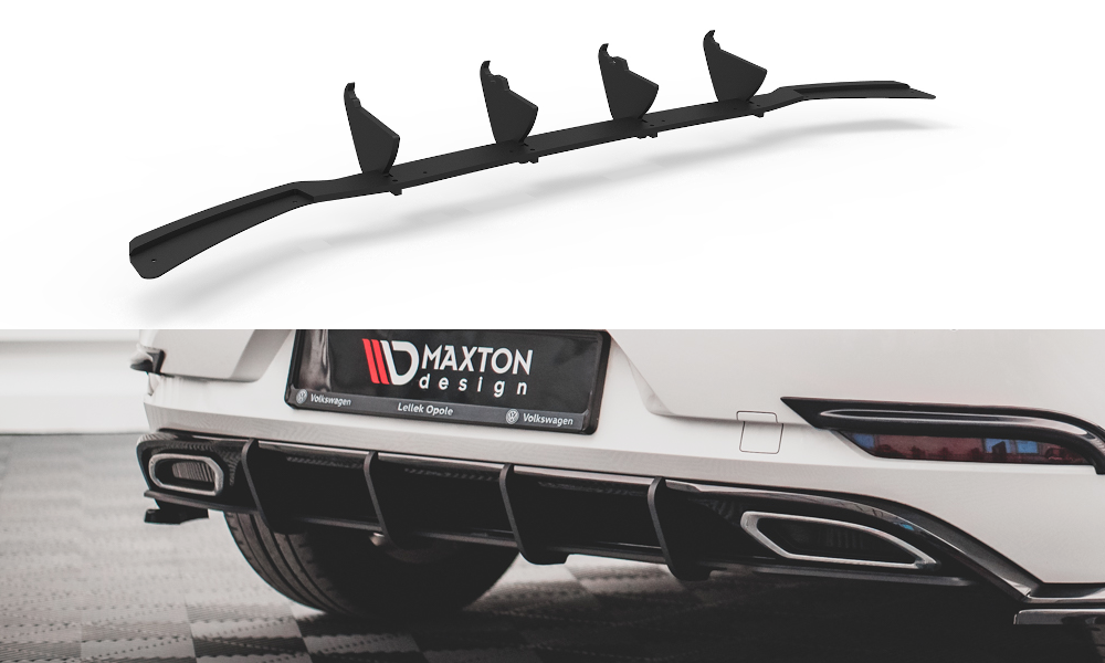 Image of Street Pro Diffuser Volkswagen Golf R-Line MK 7 Facelift-Bla