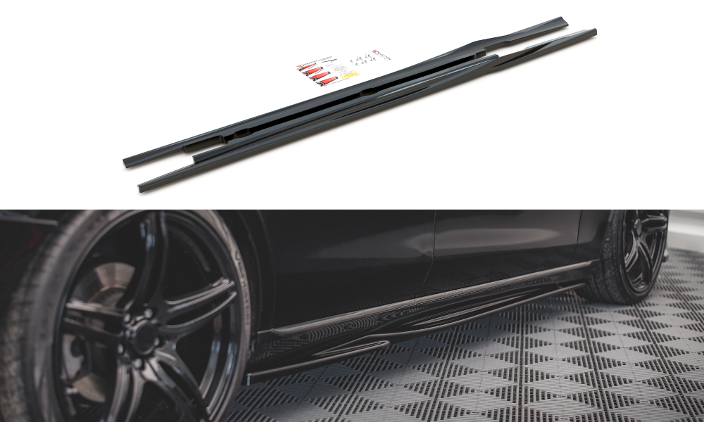 Image of Side Skirts Diffusers Mercedes-Benz E W213 - Gloss Black