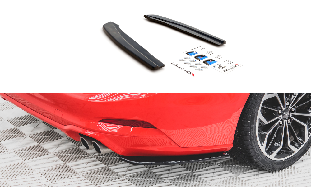 Image of Rear Side Splitters For V.1 Ford Focus ST-Line Estate MK4-T