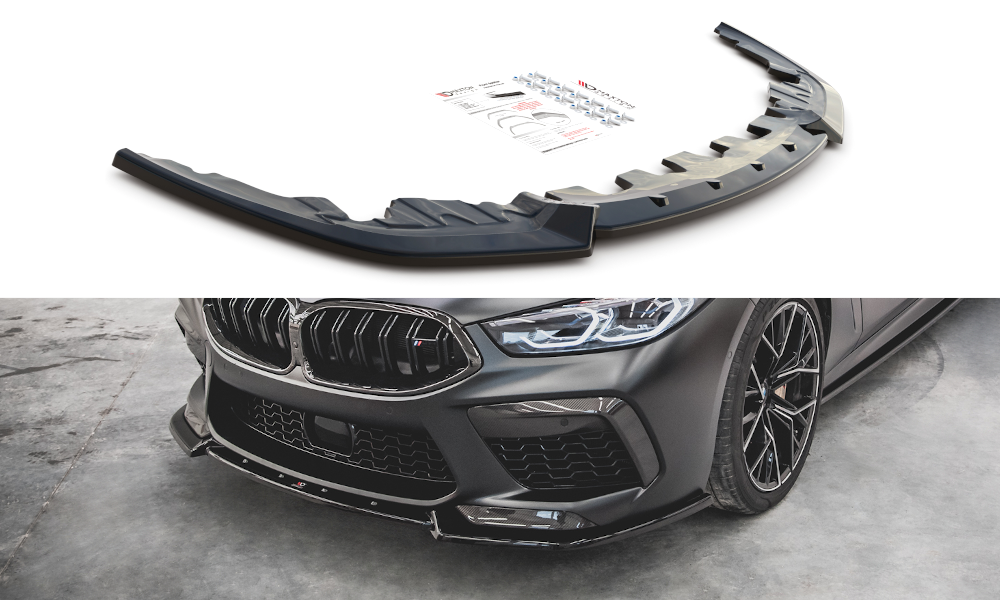 Image of Front Splitter V.3 BMW M8 Gran Coupe F93 - Gloss Black