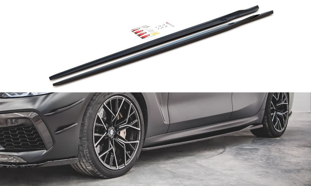 Image of Side Skirts Diff. V.2 BMW M8 Gran Coupe F93/8 M-Pack G16-GB