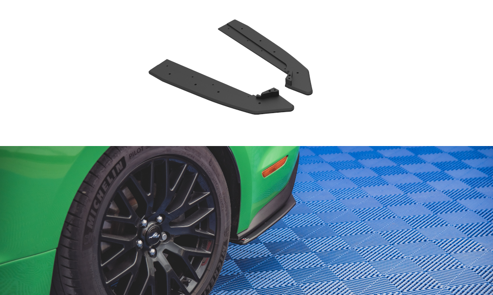 Image of Side Splitters V.1 Ford Mustang GT MK6 Facelift Red Line