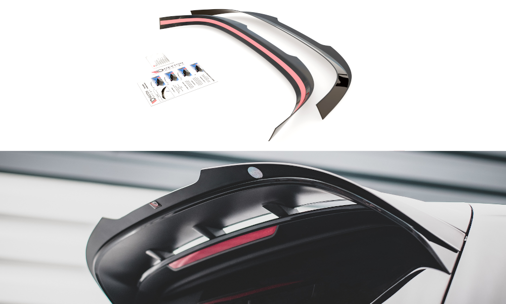 Image of Spoiler Cap Volkswagen Golf R MK8 - Gloss Black