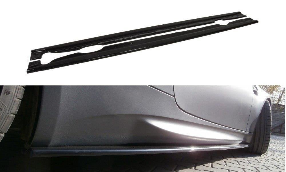 Image of Sideskirts diffusers BMW M3 E92 / E93 - Glanzend Zwart