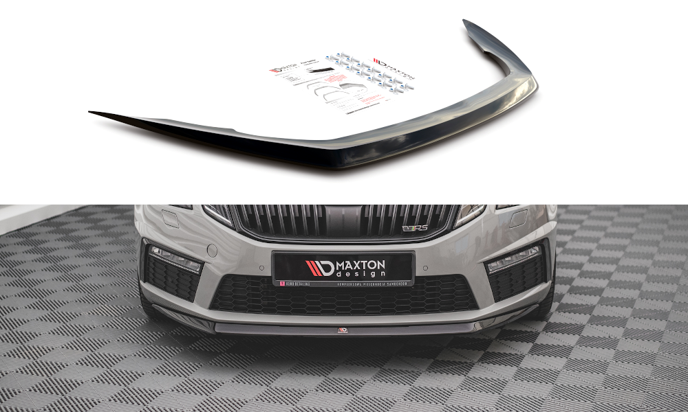 Image of Front Splitter V.1 Skoda Octavia RS MK3 Facelift-GB