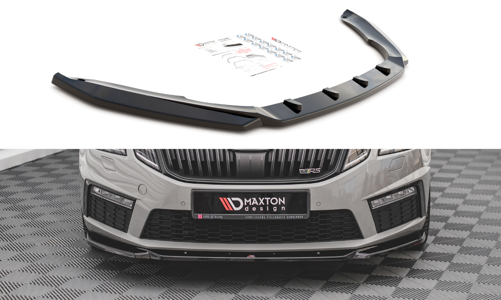 Image of Front Splitter V.3 Skoda Octavia RS MK3 Facelift-GB