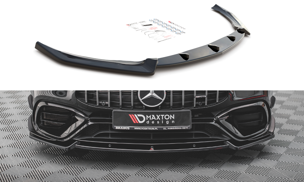 Image of Front Splitter V.2 Mercedes-AMG CLA 45 Aero C118-GB