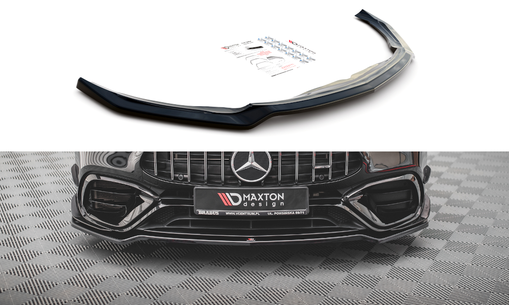 Image of Front Splitter V.1 Mercedes-AMG CLA 45 Aero C118-GB