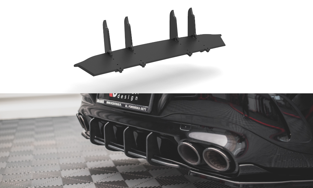 Image of Street Pro Diffuser Mercedes-AMG CLA 35 / 45 Aero C118 Red L