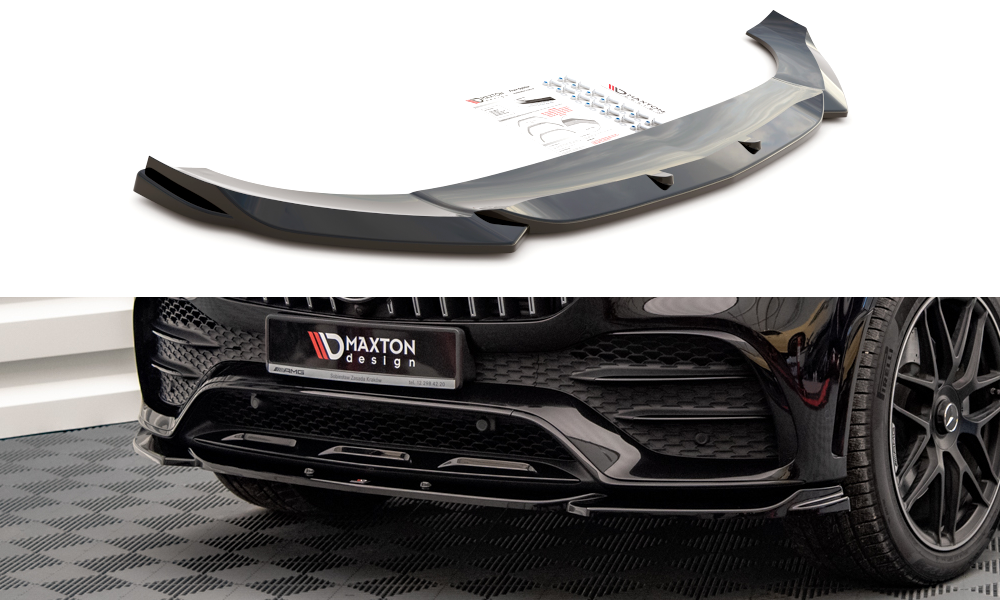 Image of Front Splitter Mercedes-AMG GLE Coupe C167 - Gloss Black