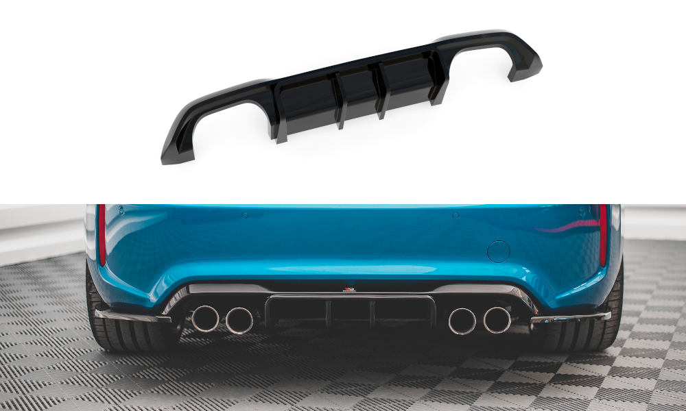 Image of Rear Valance BMW M2 F87 - Textured