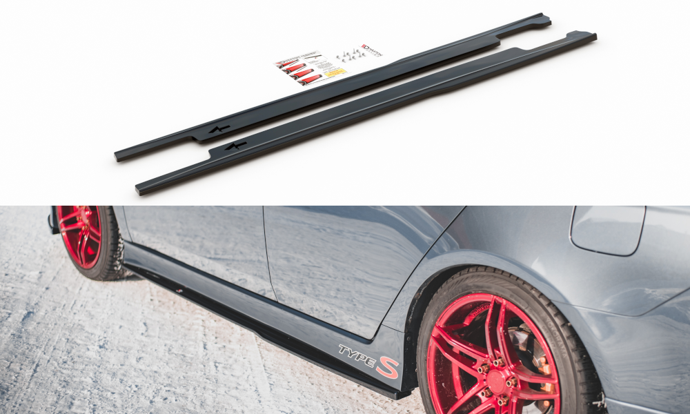 Image of Side Skirts Diffusers V.2 Honda Accord MK7 Type-S-CL