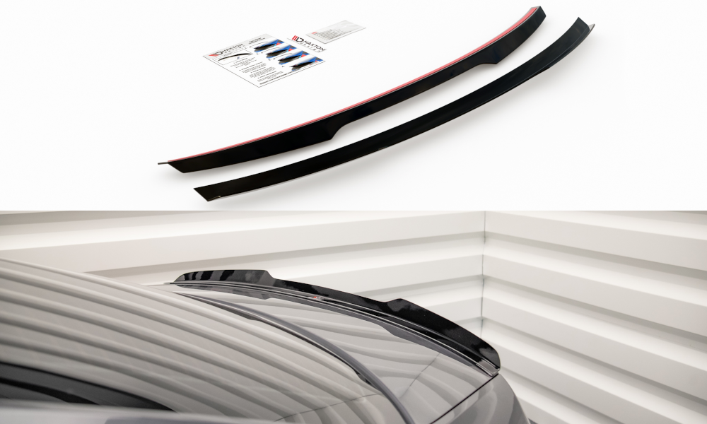 Image of Spoiler Cap Skoda Octavia MK3 Facelift - Gloss Black
