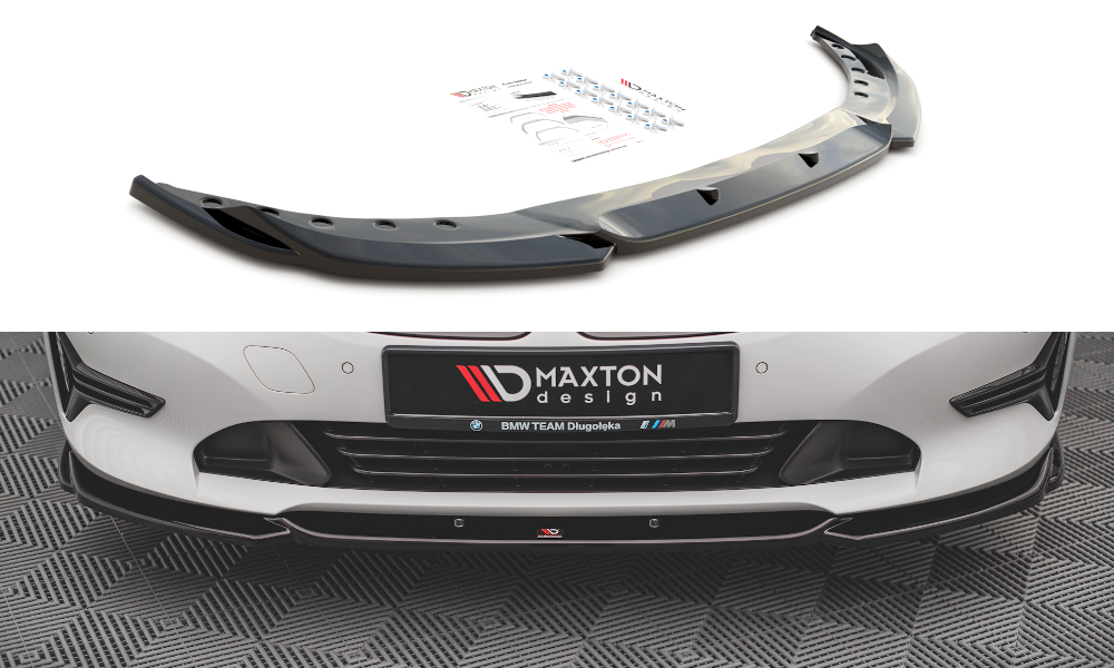 Image of Front Splitter V.2 BMW 3 G20 / G21 - Textured