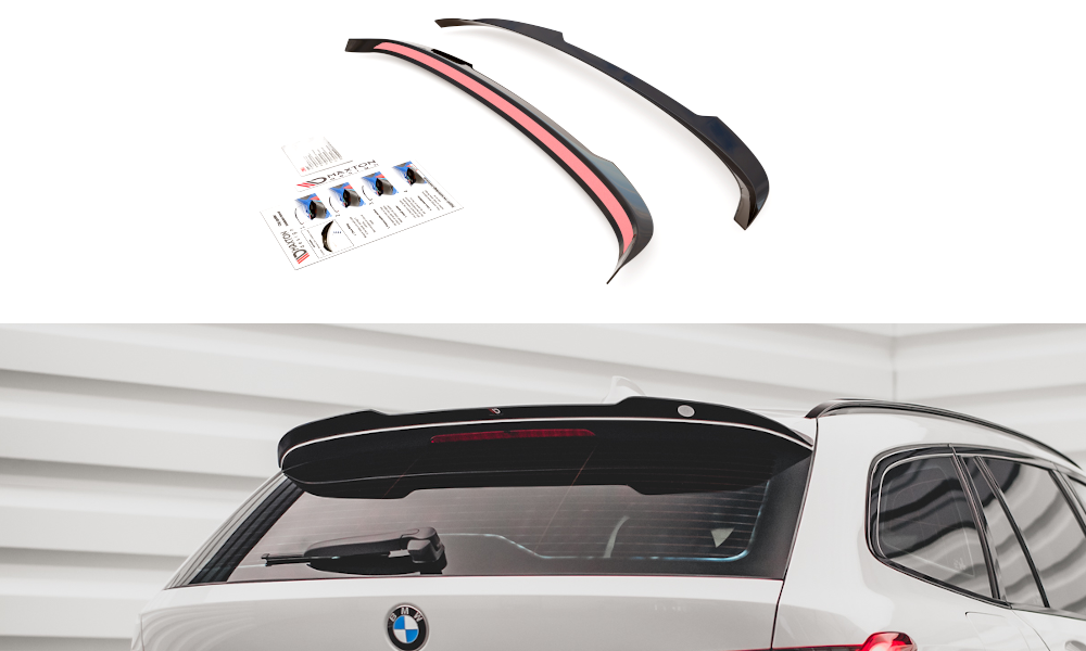 Image of Spoiler Cap BMW 3 Touring G21 M-Pack - Gloss Black