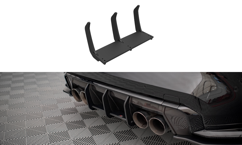 Image of Street Pro Rear Diffuser BMW M4 G82 Red Line