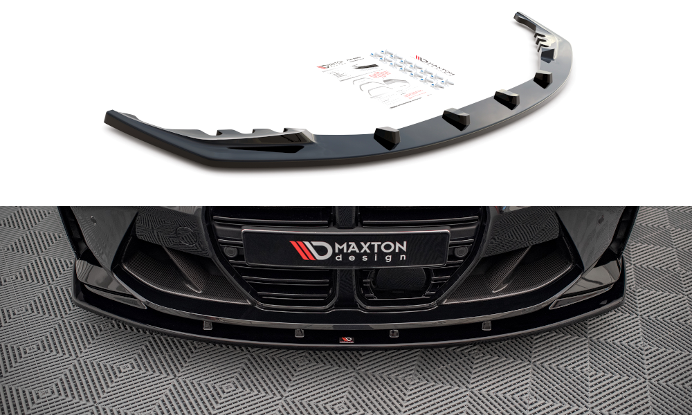 Image of Front Splitter V.1 BMW M4 G82 - Gloss Black