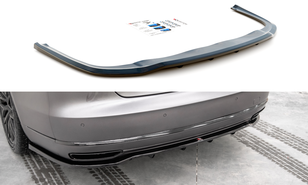 Image of Central Rear Splitter Audi A8 D4 Facelift-GB