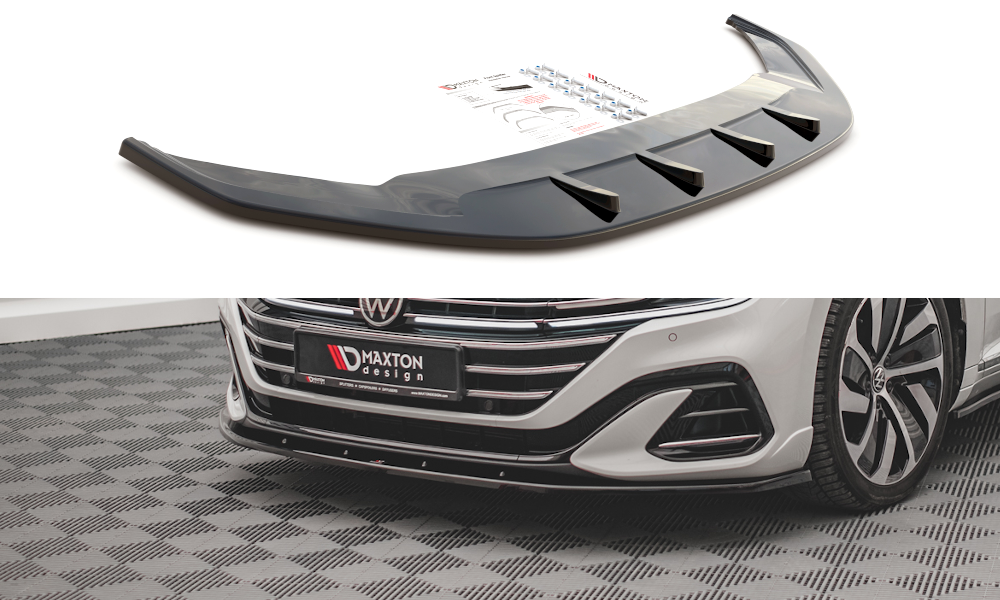 Image of Front Splitter V.2 Volkswagen Arteon R-Line Facelift-GB