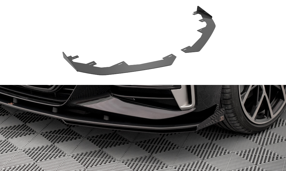 Image of Front Flaps BMW 4 M-Pack G22 - Gloss Black