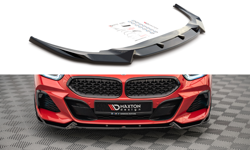 Image of Front Splitter V.1 BMW Z4 M-Pack G29 - Gloss Black