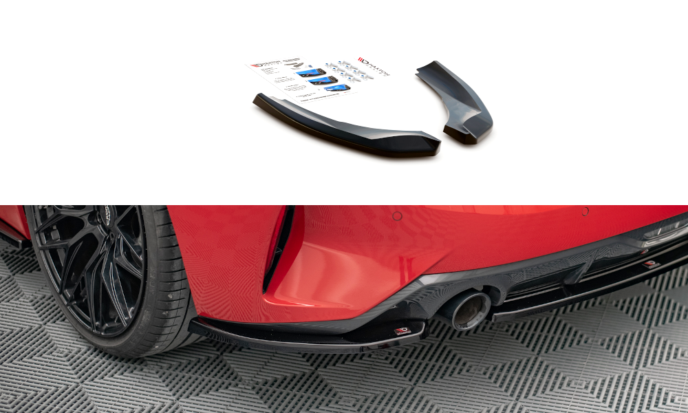 Image of Rear Side Splitters BMW Z4 M-Pack G29 - Textured