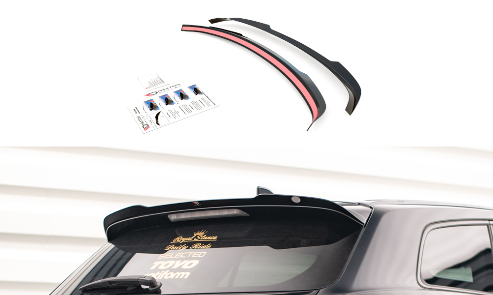 Image of Spoiler Cap Toyota Avensis MK3 Facelift Wagon - Gloss Black