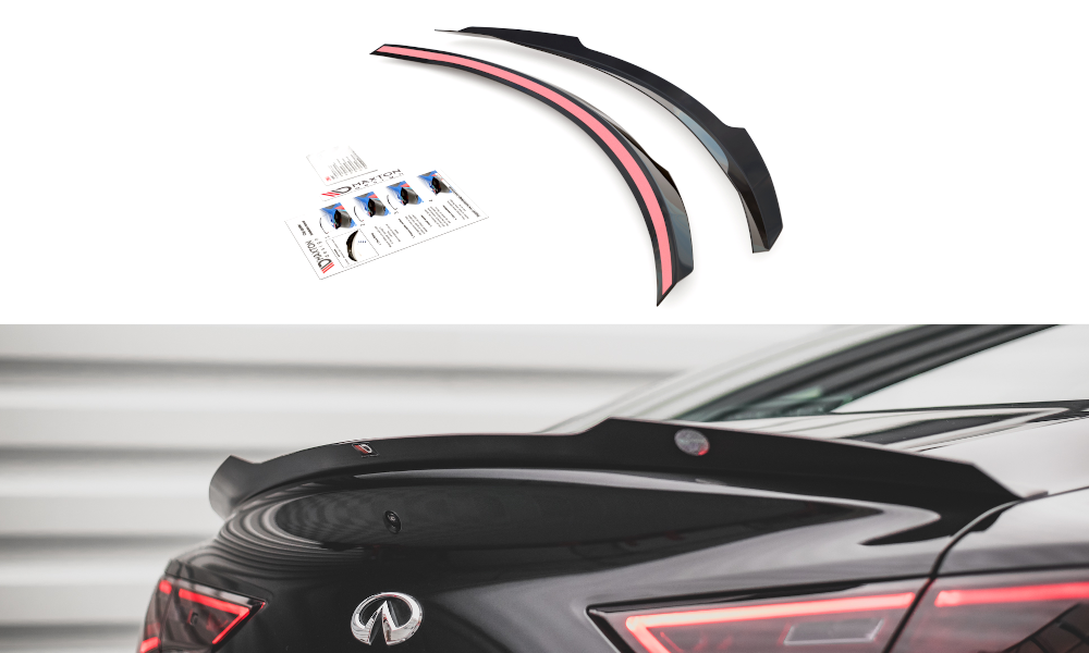 Image of Spoiler Cap Infiniti Q60 S MK2 - Gloss Black