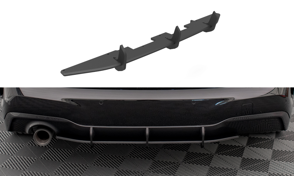 Image of Street Pro Rear Diffuser BMW 2 Gran Coupe M-Pack F44 Red Lin