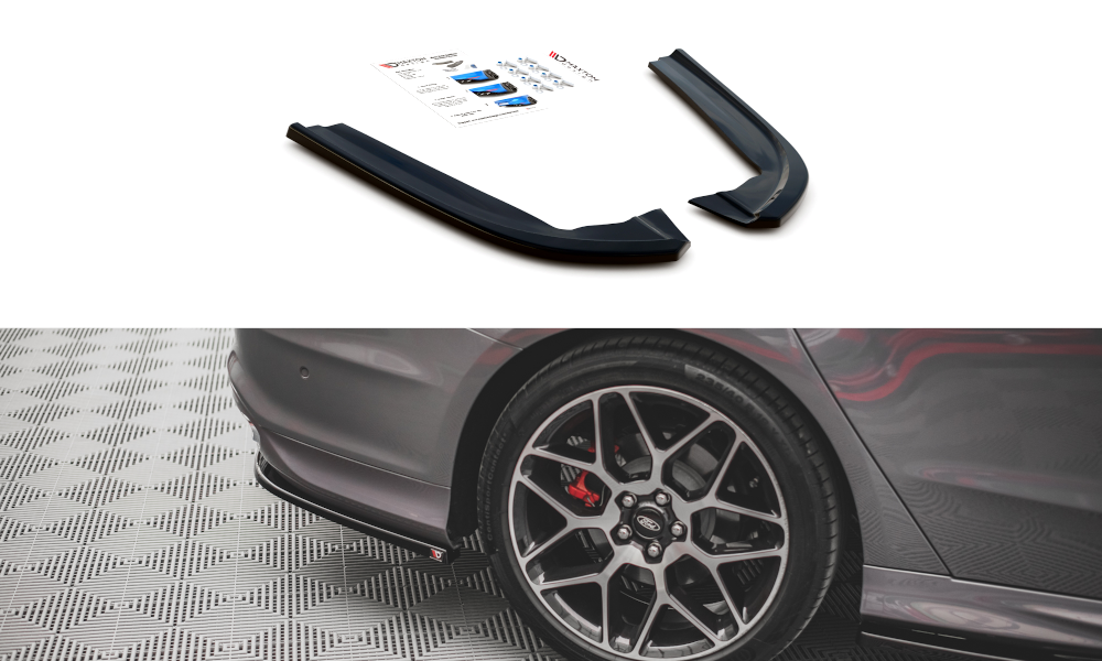 Image of Rear Side Splitters V.1 Ford Mondeo ST-Line MK5 Facelift-T