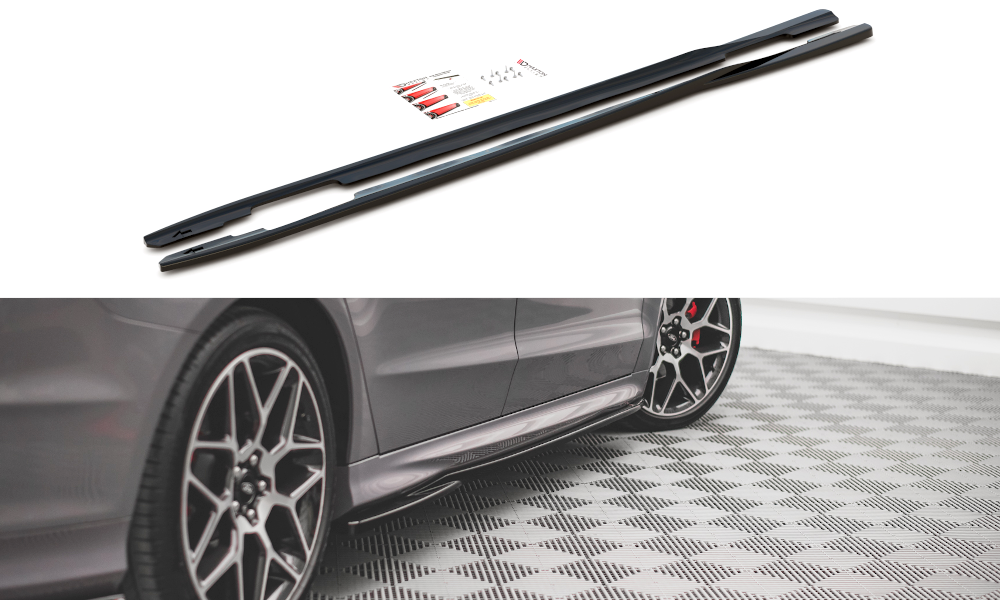 Image of Side Skirts Diffusers Ford Mondeo ST-Line MK5 Facelift-GB