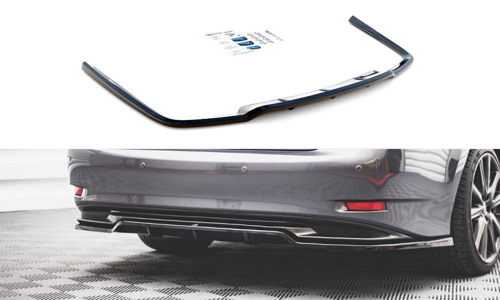 Image of Central Rear Splitter Lexus GS F Sport Hybrid MK4 (L10)-GB
