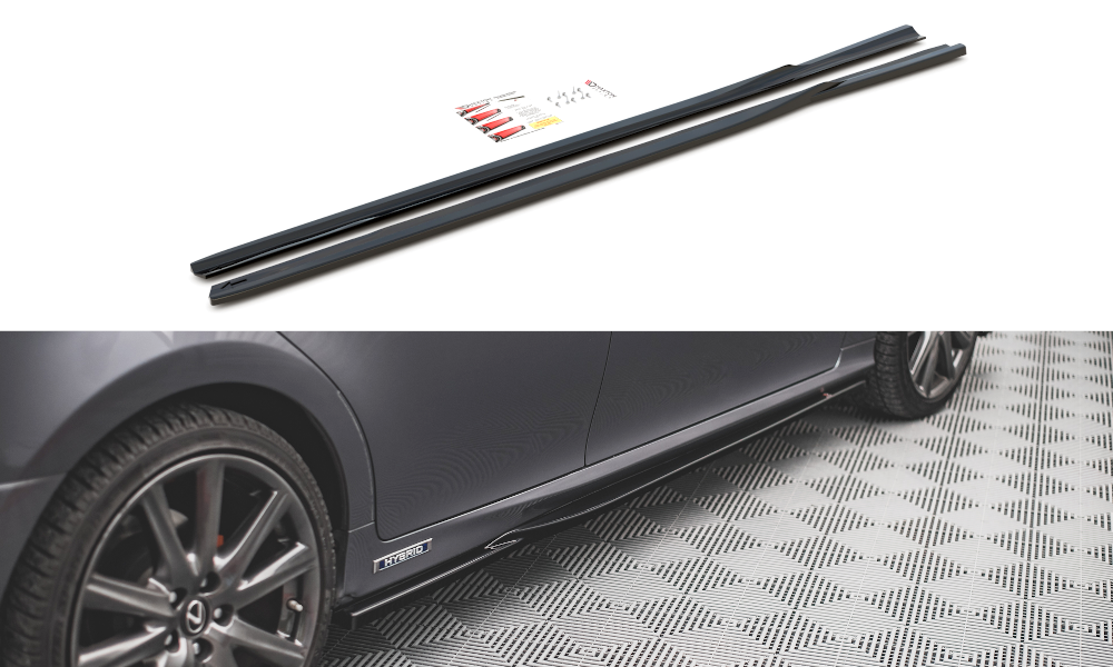 Image of Side Skirts Diffusers Lexus GS F Sport MK4(L10)-GB