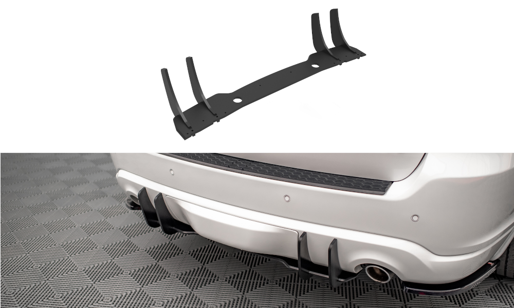 Image of Street Pro Rear Diffuser Dodge Durango RT MK3 Red Line