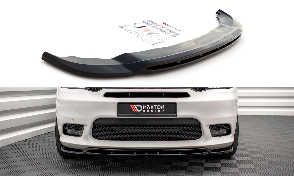 Image of Front Splitter Dodge Durango Rt MK3 - Gloss Black