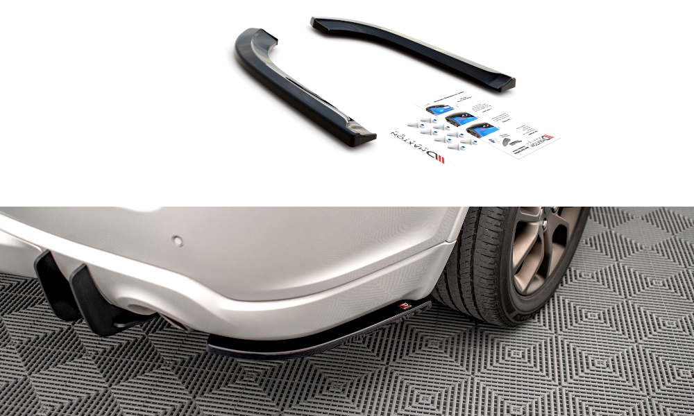 Image of Rear Side Splitters Dodge Durango Rt MK3 - Textured