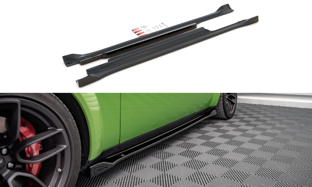 Image of Side Skirts Diffusers Dodge Challenger Srt Demon MK3-GB