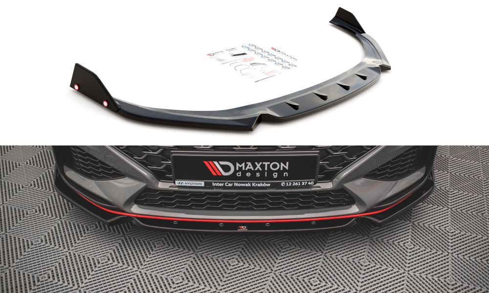 Image of Splitter+Flaps V.1 Hyundai I30 N HB/Fastback MK3 FL-NP V1