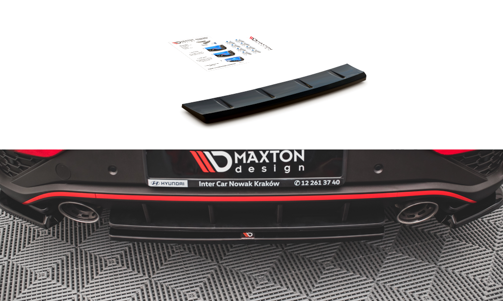 Image of Splitter For Hyundai I30 N Hatchback MK3 Facelift-CL