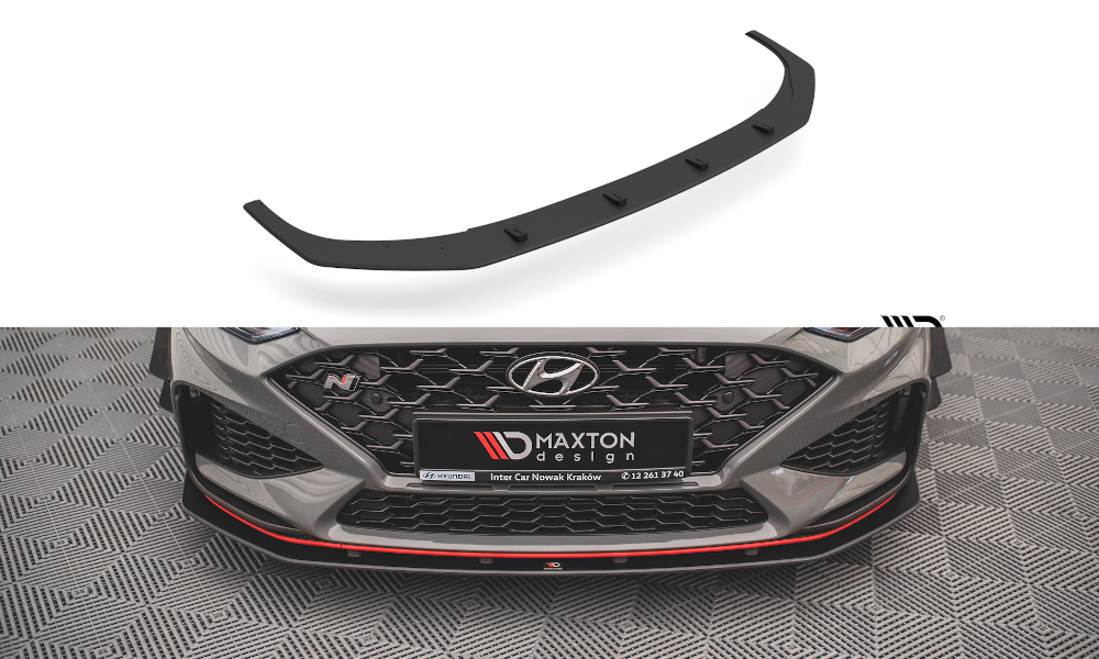 Image of Splitter Hyundai I30 N Hatchback/Fastback MK3 Facelift-Black